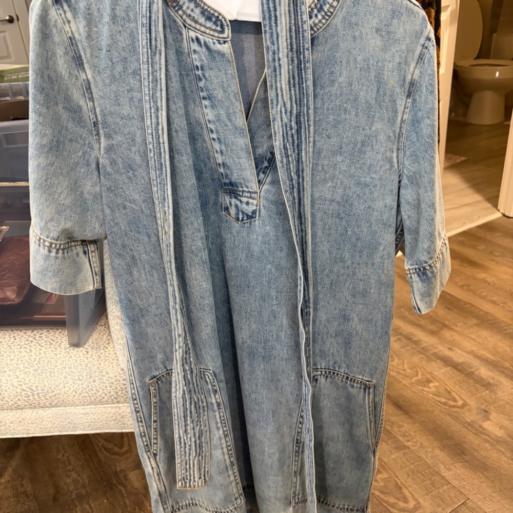 Demin Distressed Dress RAILS